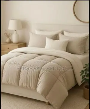 Luxury 100% American Cotton Beige Bedsheet & Duvet Set (4x6)