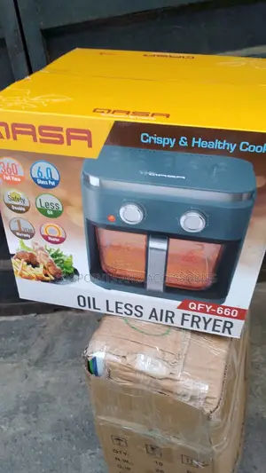 Qasa 6.0 L Healthy Airfryer See Through Bowl