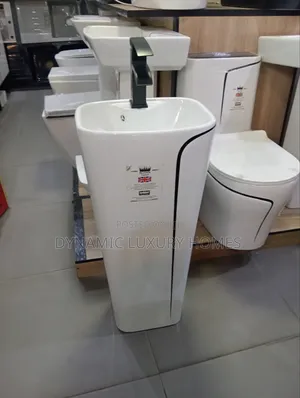White Free Standing Wash Hand Basin