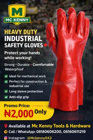 Heavy Duty Industrial Safety Gloves
