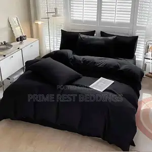 100 % American Cotton Black Duvet Bedsheet Set (4x6)