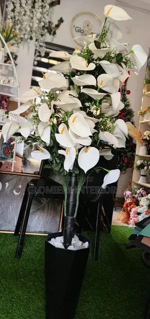 Floral Plant and Vase