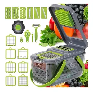 22in1 Multifunctional Manual Vegetable Salad Cutter/Slicer 