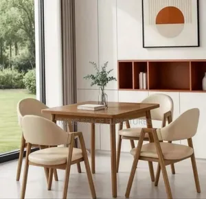 Pure Wood Dining/Restaurant Table With 4 Chairs