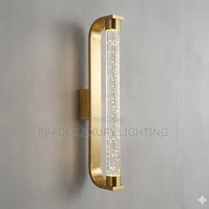 Gold and Black Wall Lamp