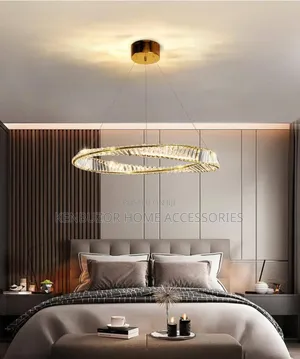 600mm Crystal Acrylic Round Led Light Pendant Chandelier