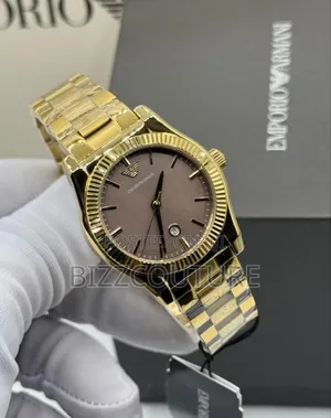 Original Emporio Armani Federica Gold Tone Chain Available Instore