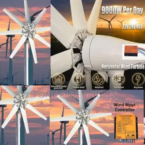 Buy 9000w Per Day 48v Horizontal Wind Turbine for Energy Independence