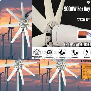 Buy the Ultimate 9000w Per Day 48v Horizontal Wind Turbine Energy