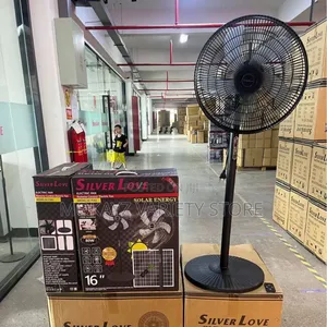 16-Inches Rechargeable Solar Standing / Floor Fan (With Remote)