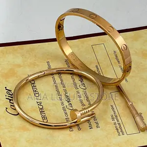 Cartier Luxury Stainless Steel Wrist Bracelets N40k Each