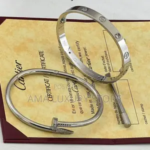 Cartier Luxury Stainless Steel Wrist Bracelets N40k Each
