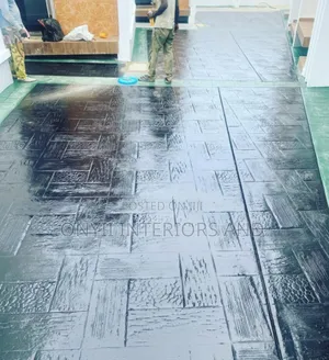 Polishing Of Old And New Interlocks And Stamp Floor