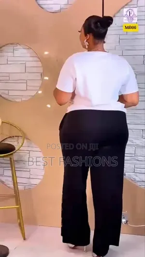 Ladies 2pcs Palazzo Trousers