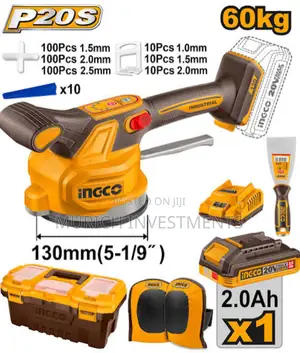 Ingco 20v Cordless Tile Vibration Machine