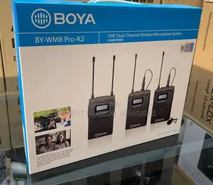 Boya by-Wm8 Pro- Wireless System Microphone