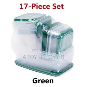 17psc Sets of Plastic Storage Container