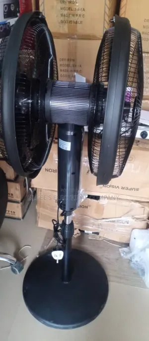 High Performance Super Vision Double Headed 360 Degrees Electric Fan