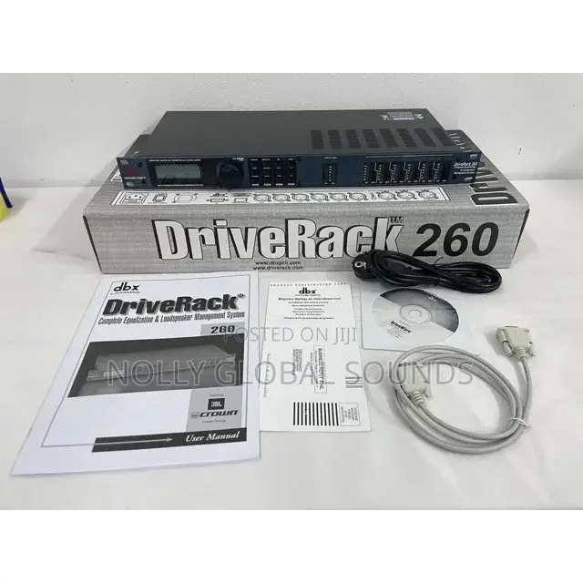 DBX Driverack 260 Complete Equalization and Louder Speaker Management.