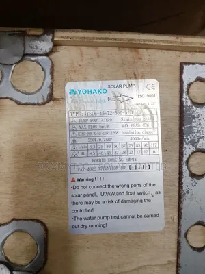 O.75hp Ac/Dc Yohako Solar Pump