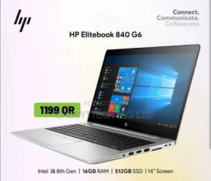 New Laptop HP EliteBook 840 G6 16GB Intel Core i5 SSD 512GB