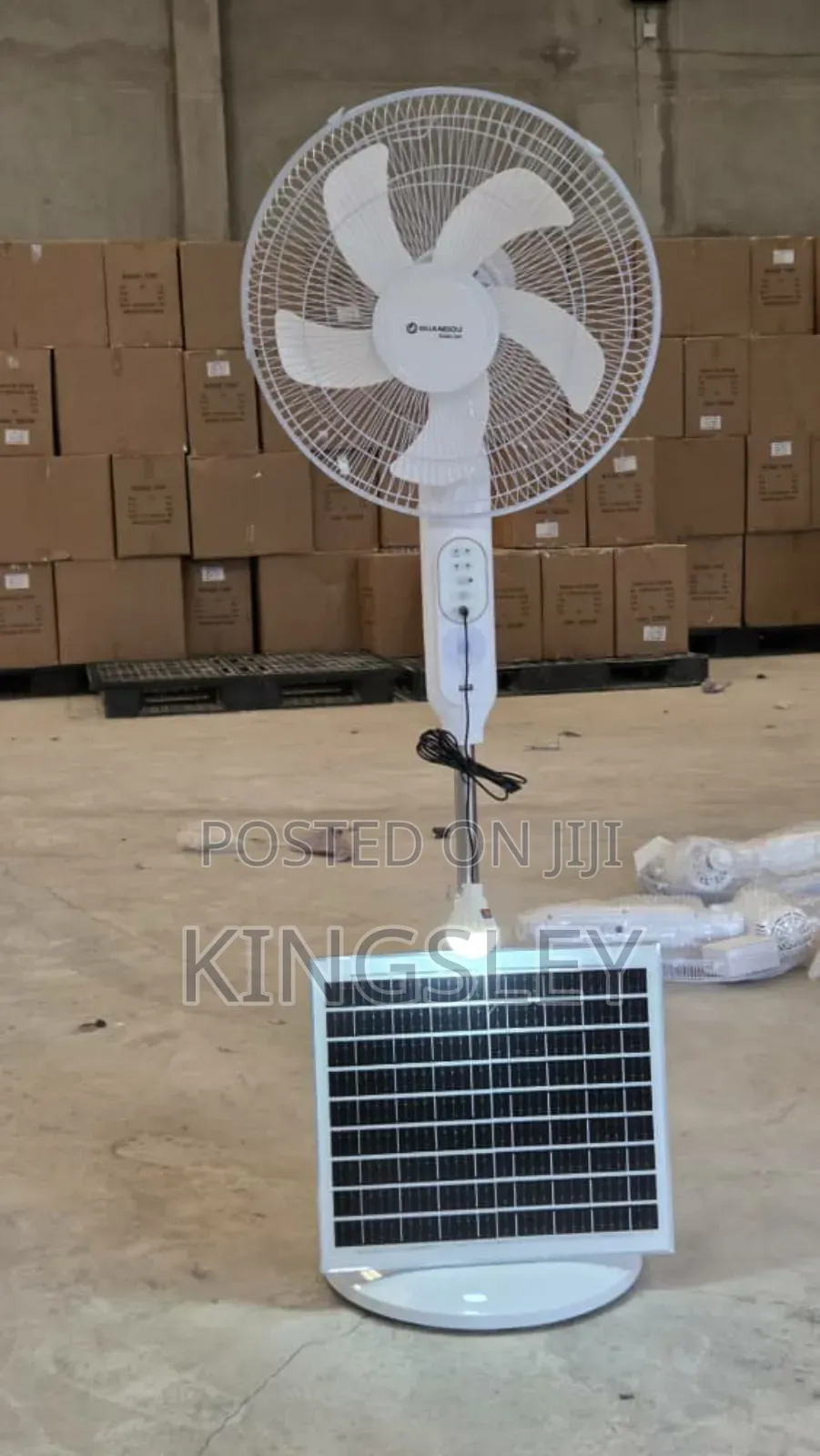 Solar Rechargeable Fan