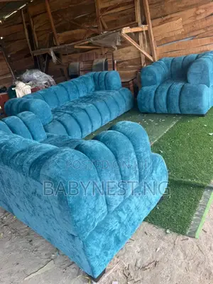 Set of Blue Sofa