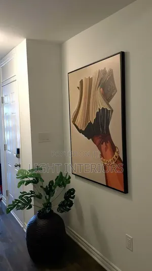 Amazing Large Cash Abstract Art Frame 2x4 Feet