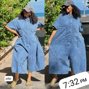 Jean Bagi Short Jumpsuit
