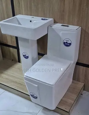 England Water Closet Set With Standing Basin