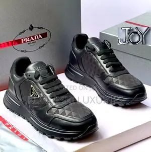 Original Prada Milano Men Leather / Suede Sneakers in 2 Designs