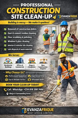 Professional Construction Site-Clean Up