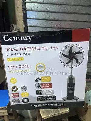 Century 18inch Rechargeable Mist Fan