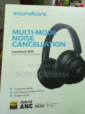 Soundcore by Anker Q30 – Hybrid Active Noise Cancelling Hi-Res Audio