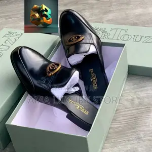 Berrtouze Genuine Leather Luxury Men's Half Shoes