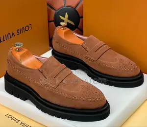 Louis Vuitton Luxury Suede Men's Shoes