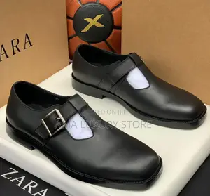 Zara Genuine Leather Luxury Designer Men's Shoe Sandals