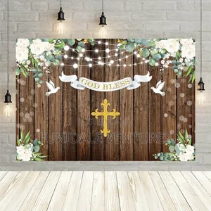 God Bless Backdrop 7ft X 5ft