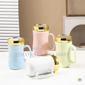 Executive Pastel Mugs Collection With Mirror Lid