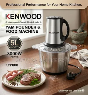 Original Kenwood 5l Yam Pounder Meat Grinder (Kyp808).