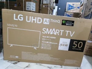 50" Lg Smart Tv With Clear and Bright Display, Usb, Hdmi