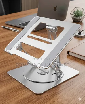 Premium 360° Rotating Aluminum Laptop Stand