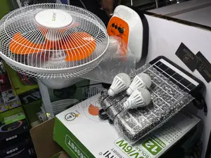 12 Inches Rechargeable Solar Table Fan