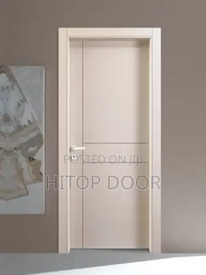 Classic Off-White HDF Door With Frame and Architrave
