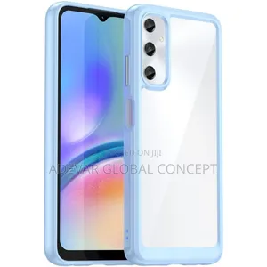 Samsung Galaxy A05s Transparent Pc Back Tpu Bumper Case Cover Pouch