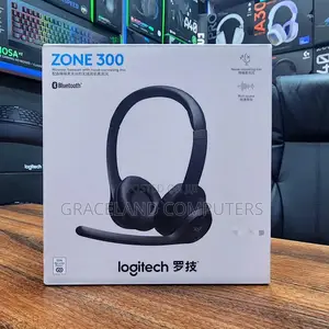 Logitech Zone 300 Bluetooth Wireless Headset With Noise Cancelling Mic