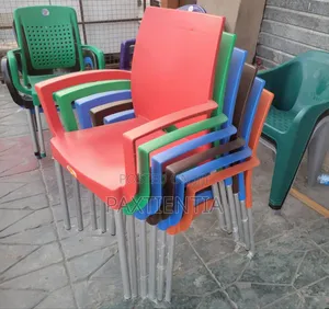 Plastic Seats With Metal Legs for Events and Churches