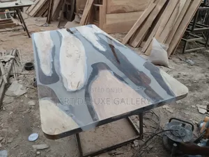 Clear Epoxy Dining Table