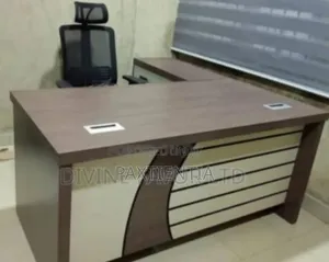 1.6m Office Desk With Extension