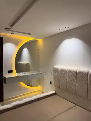 Luxury Set of Bedframe and Mirror Dresser